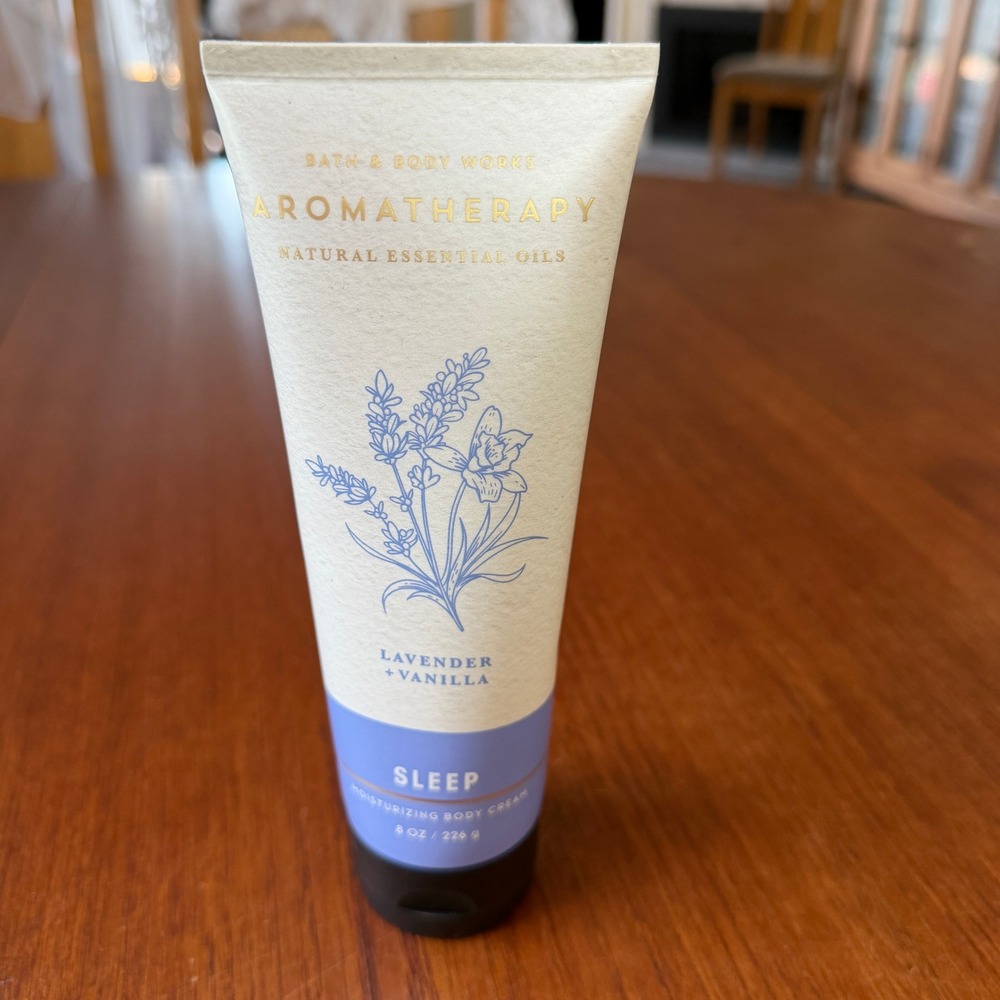 Bath & Body Works Aromatherapy Sleep Lavender Vanilla Body Cream 8oz NEW
